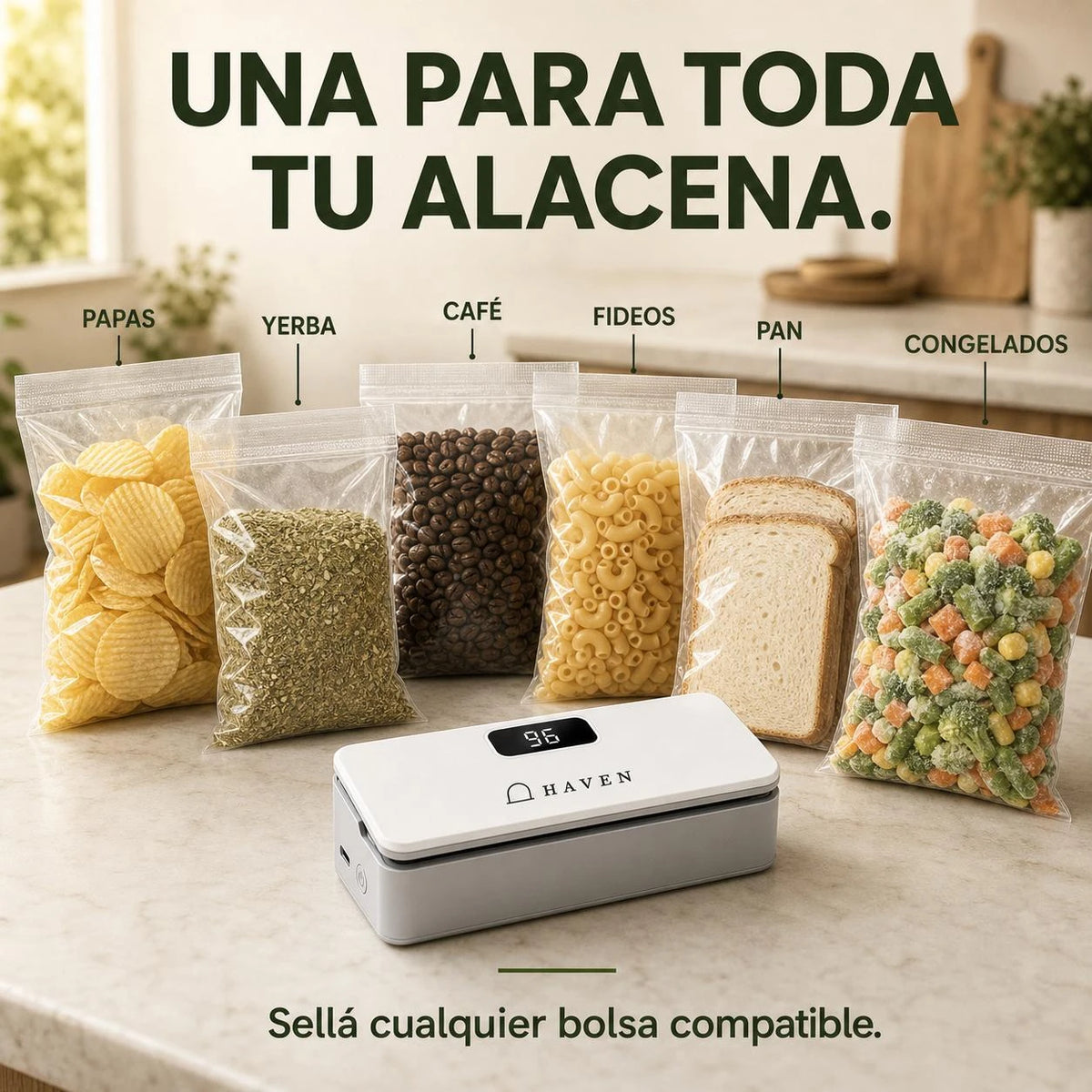 Selladora Térmica Haven 2 en 1
