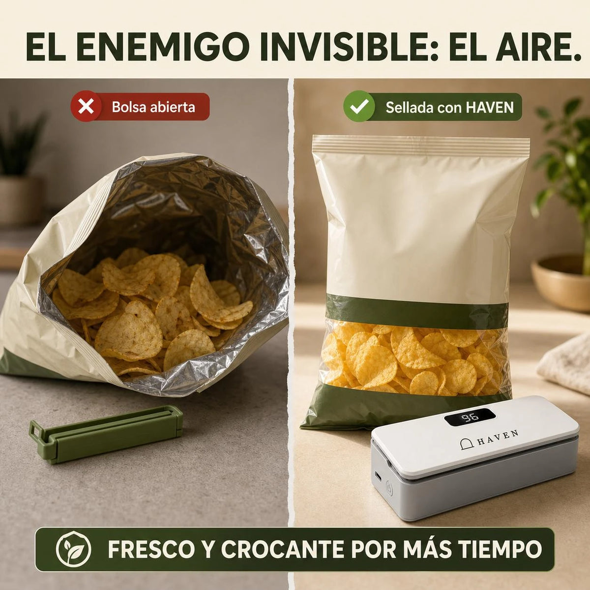 Selladora Térmica Haven 2 en 1