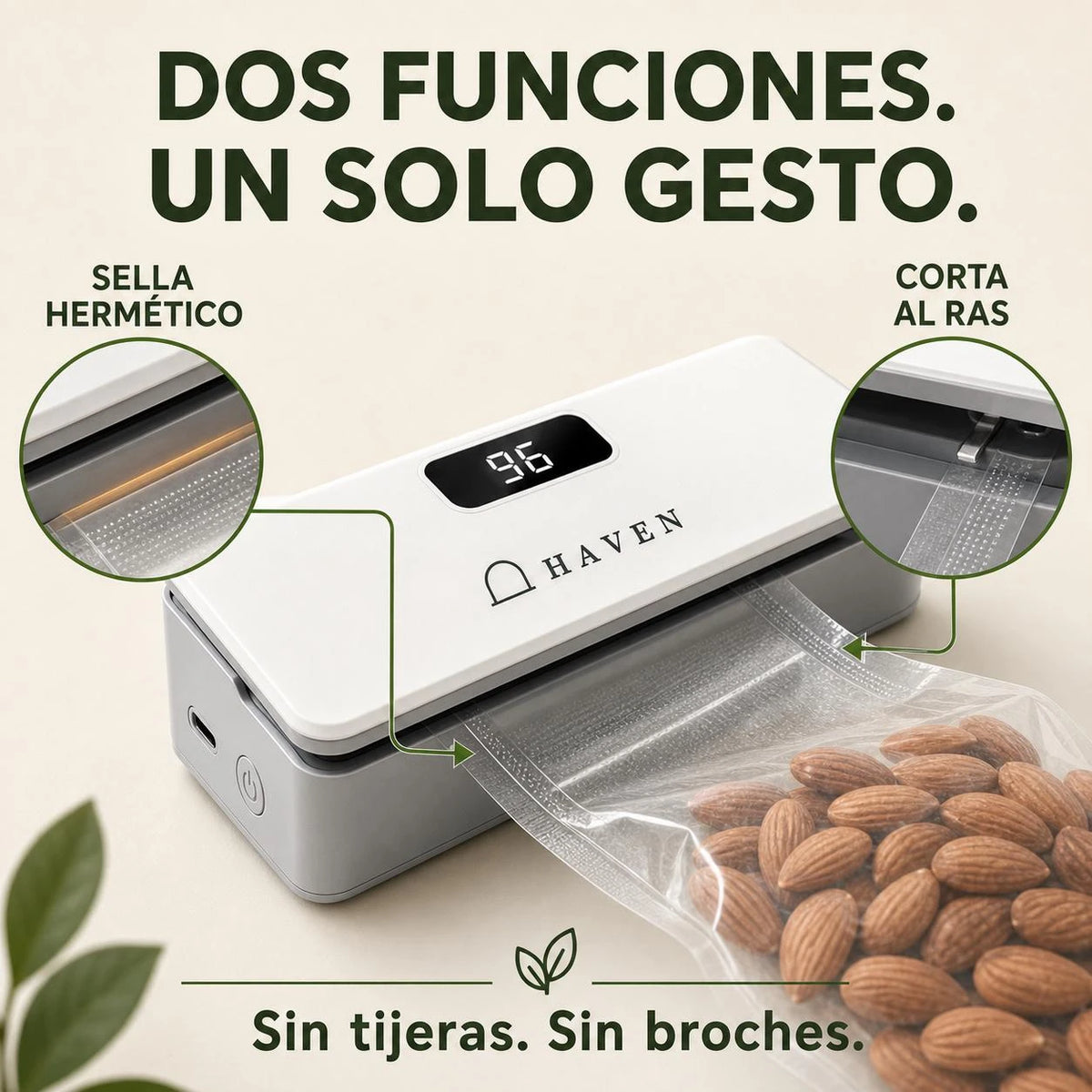Selladora Térmica Haven 2 en 1